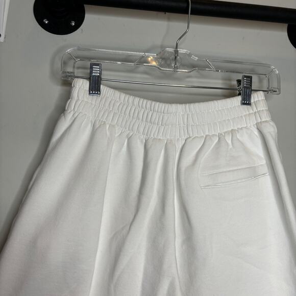 Alexander Wang Logo Tapered Track Pants White - Picture 8 of 10